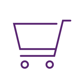 Einkaufswagen-Icon für Online-Shop