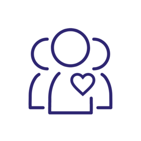 Icon für Gemeinschaft und Fürsorge