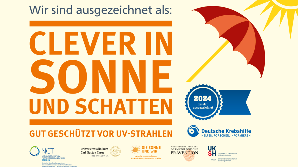 Grafik des Programmes "Clever an die Sonne"
