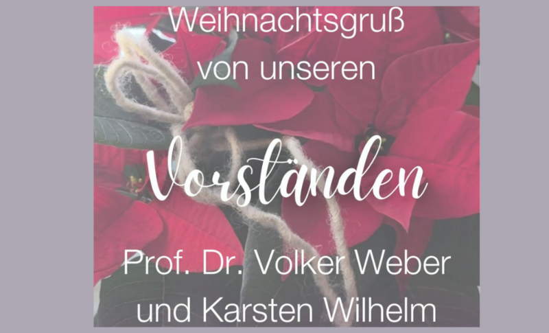 Weihnachtsgruß Vorstand