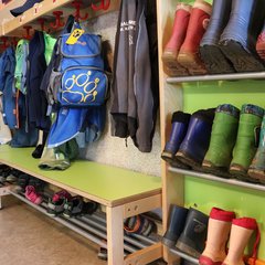 Kita Regenbogen Garderobe 